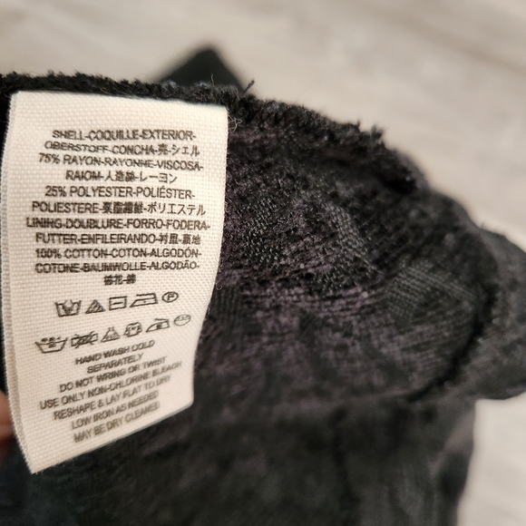 Free People Black‎ Skirt 6 Fit and Flare Chenille Cheetha Flared Skater Side Zip - Picture 5 of 10